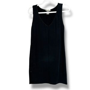 Prairie Underground Black Sweatshirt Mini Dress Size Large